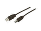 Cavo di collegamento Media Range USB 2.0 A/B nero 3 m MRCS103