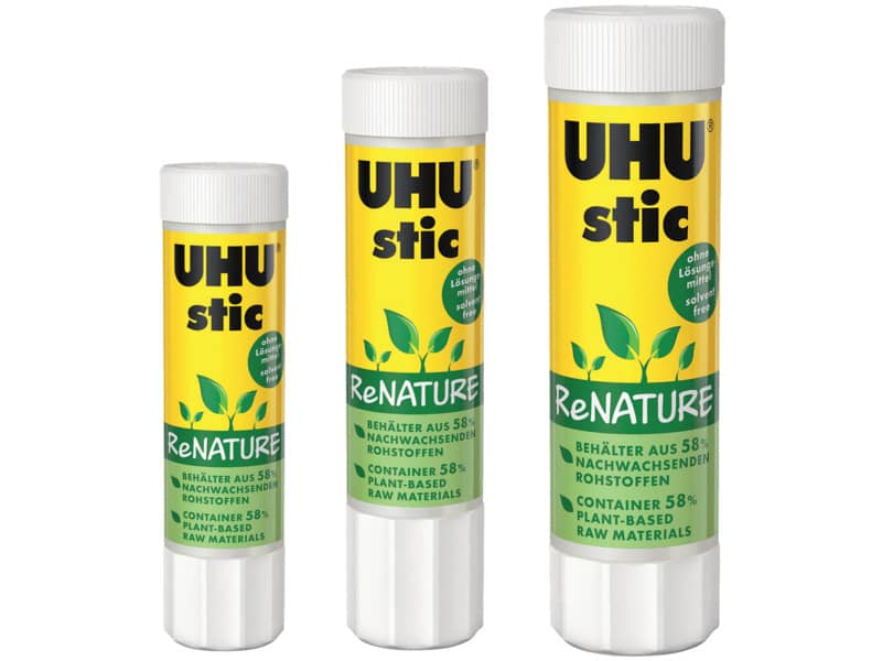 Colla stick UHU Stic ReNATURE  21 gr - D1387