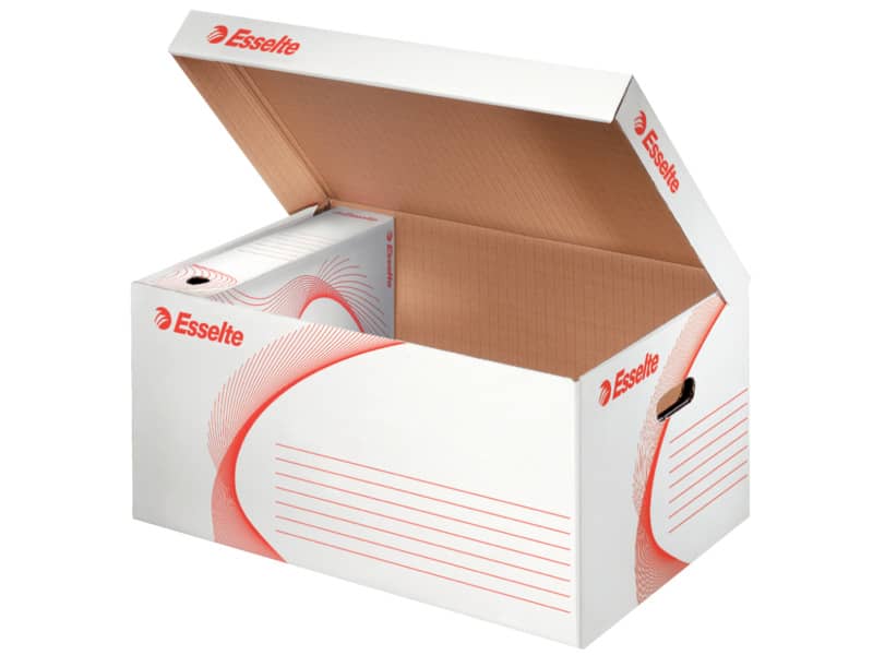 Scatola archivio Esselte Boxy Container con coperchio per Boxy 80 o 100 chiusura ad incastro - 128900