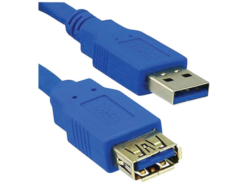 Cavo di prolunga Media Range USB 3.0 A/A 1,8m blu MRCS151
