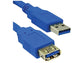 Cavo di prolunga Media Range USB 3.0 A/A 1,8m blu MRCS151