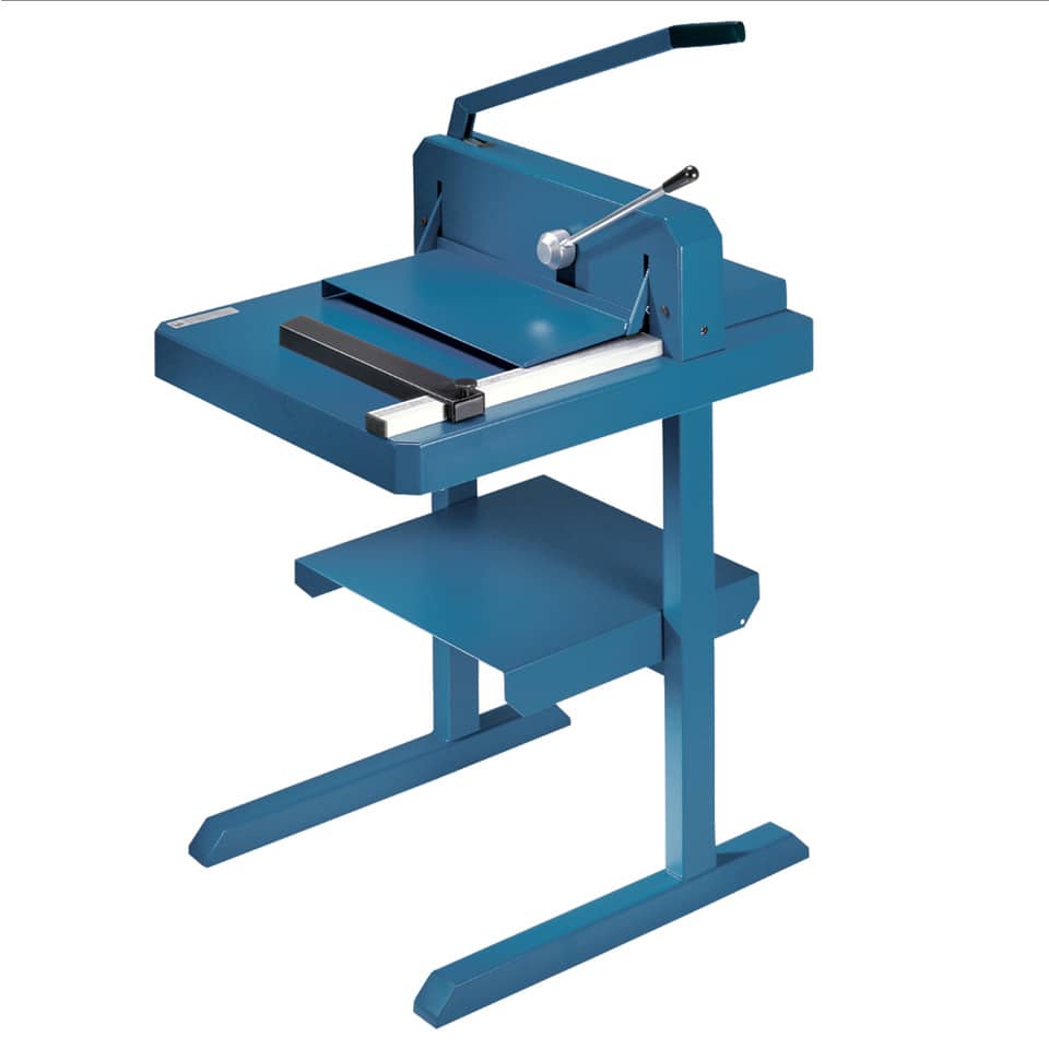 Taglierina a ghigliottina Dahle con pressino rapido blu R000842