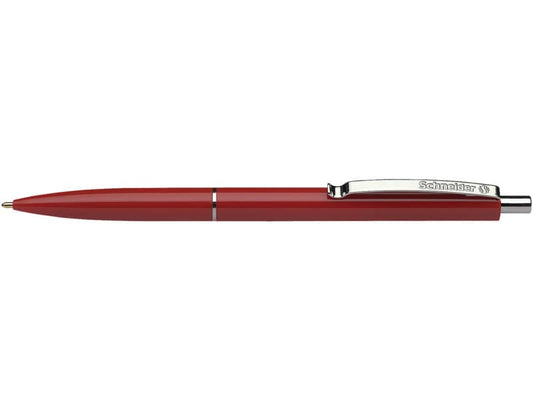 Penna a sfera a scatto Schneider K 15 ricaricabile tratto M rosso Conf. 20 pezzi - 3082