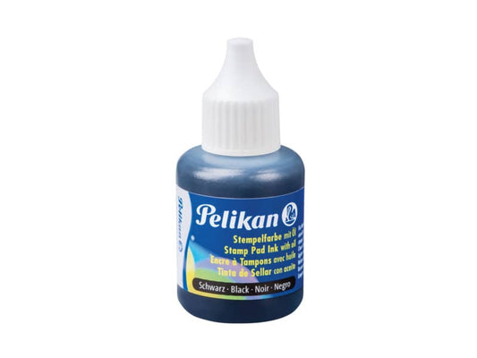 Inchiostro per timbri con olio Pelikan flacone 30 ml nero 351353