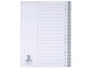 Divisori alfabetici Q-Connect A-Z 22,5x29,7 cm grigio 20 pagine KF01817