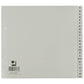 Divisori alfabetici Q-Connect A-Z metà altezza 23x21 cm grigio 24 pagine KF01808