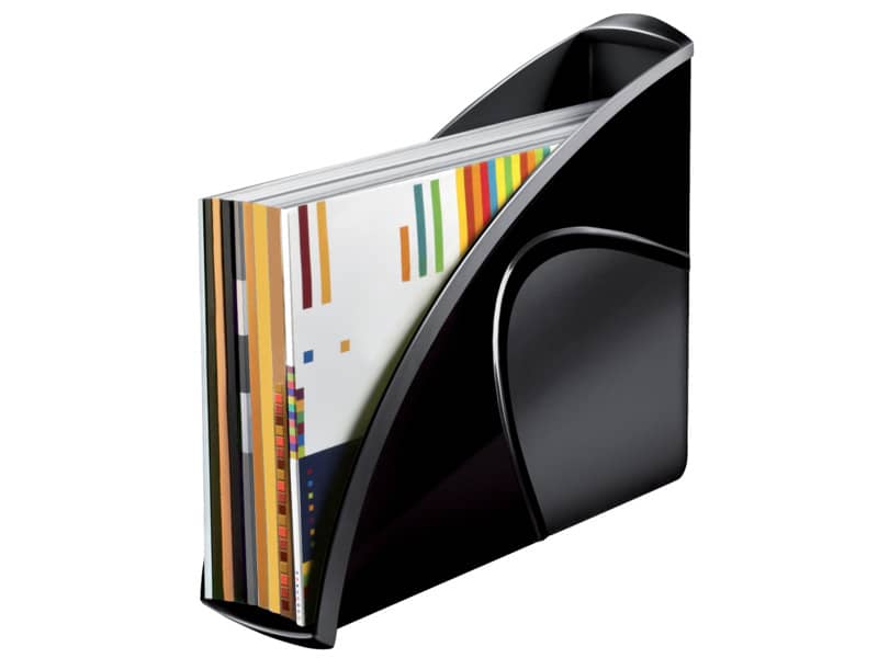 Portariviste CepPro Gloss CEP in polistirolo utilizzabile in formato orizzontale o verticale nero 1006740161