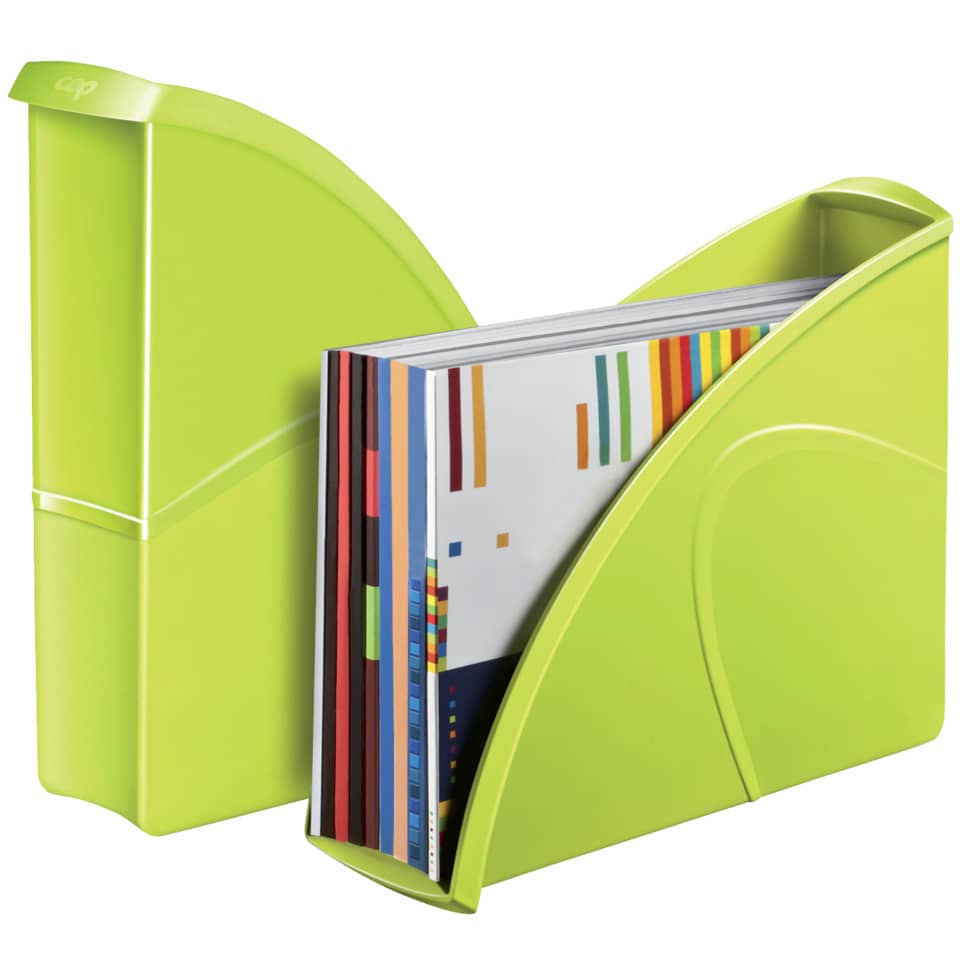 Portariviste CepPro Gloss CEP in polistirolo utilizzabile in formato vert. e orizz. verde anice - 1006740301