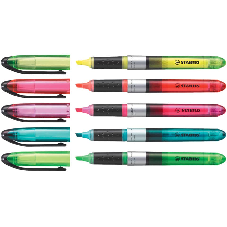 Evidenziatore Stabilo Navigator 1-4 mm giallo 545/24