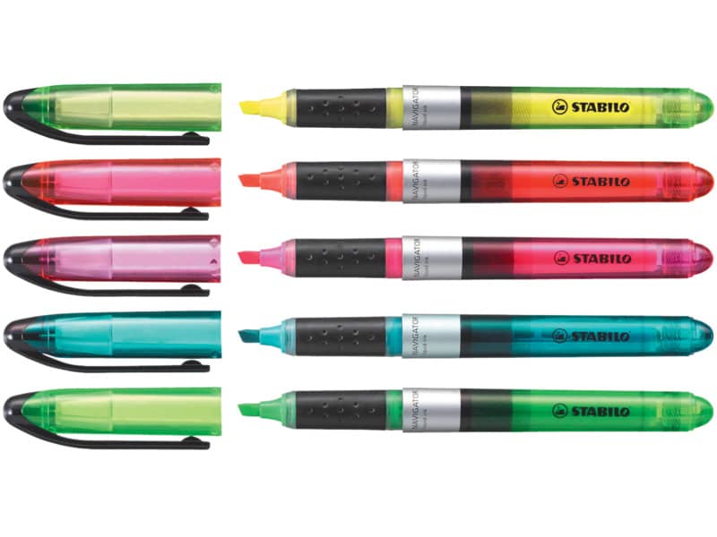 Evidenziatore Stabilo Navigator 1-4 mm giallo 545/24
