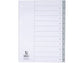 Divisore numerico Q-Connect grigio 22,5x29,7 cm ppl 1-12 KF01826