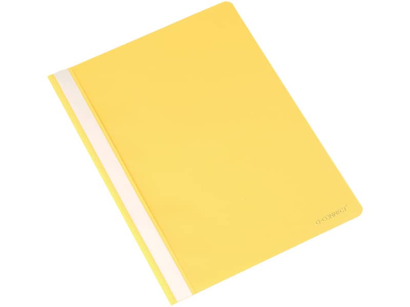 Cartellina ad aghi Q-Connect ppl ecologico A4 giallo KF01655