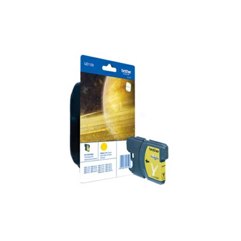 Cartuccia inkjet 1100 Brother giallo  LC-1100Y