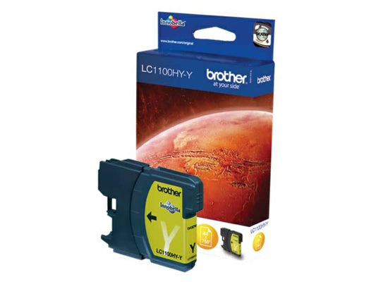 Cartuccia inkjet alta resa 1100 Brother giallo LC-1100HYY