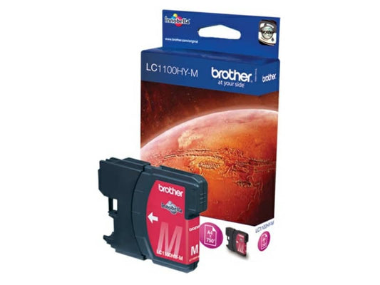 Cartuccia inkjet alta resa 1100 Brother magenta LC-1100HYM