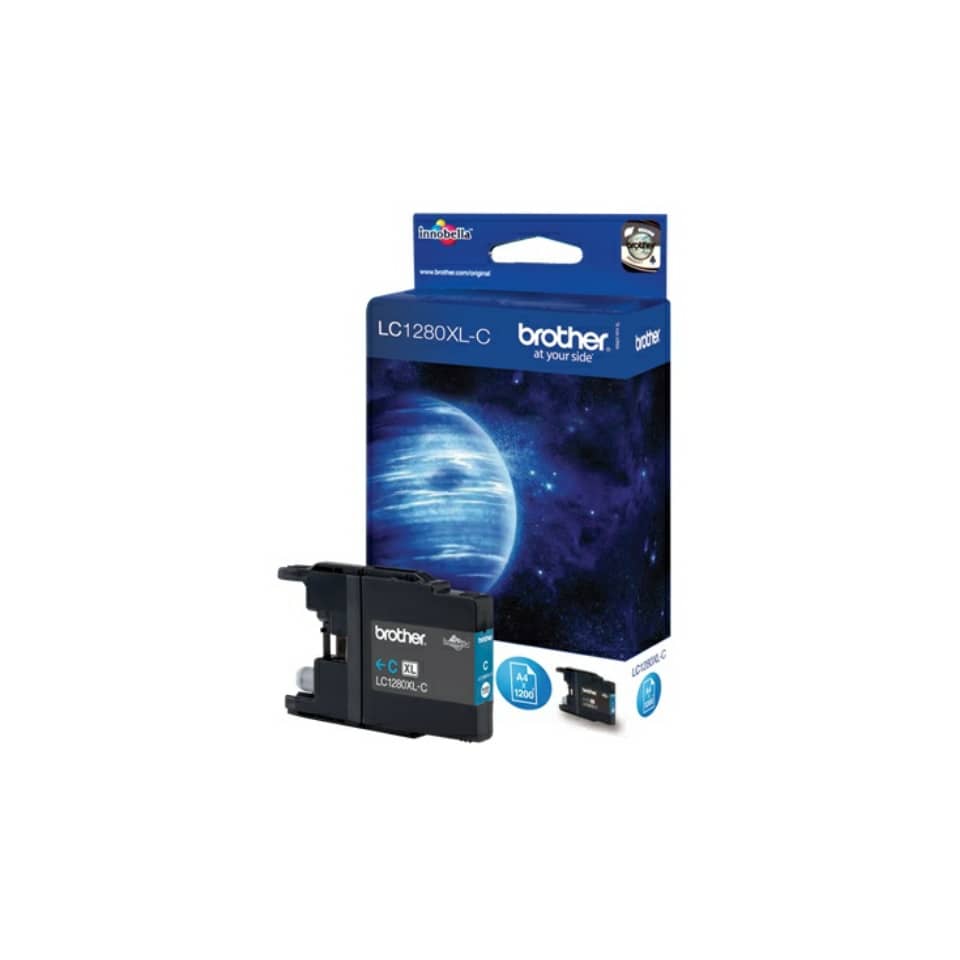 Cartuccia inkjet alta capacità 1280 Brother ciano LC-1280XLC