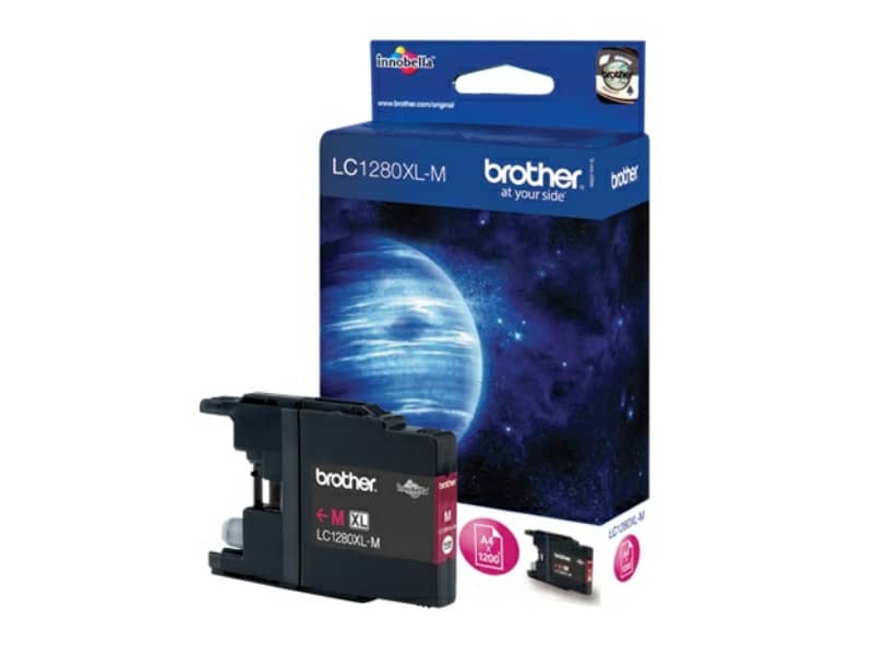 Cartuccia inkjet alta capacità 1280 Brother magenta LC-1280XLM