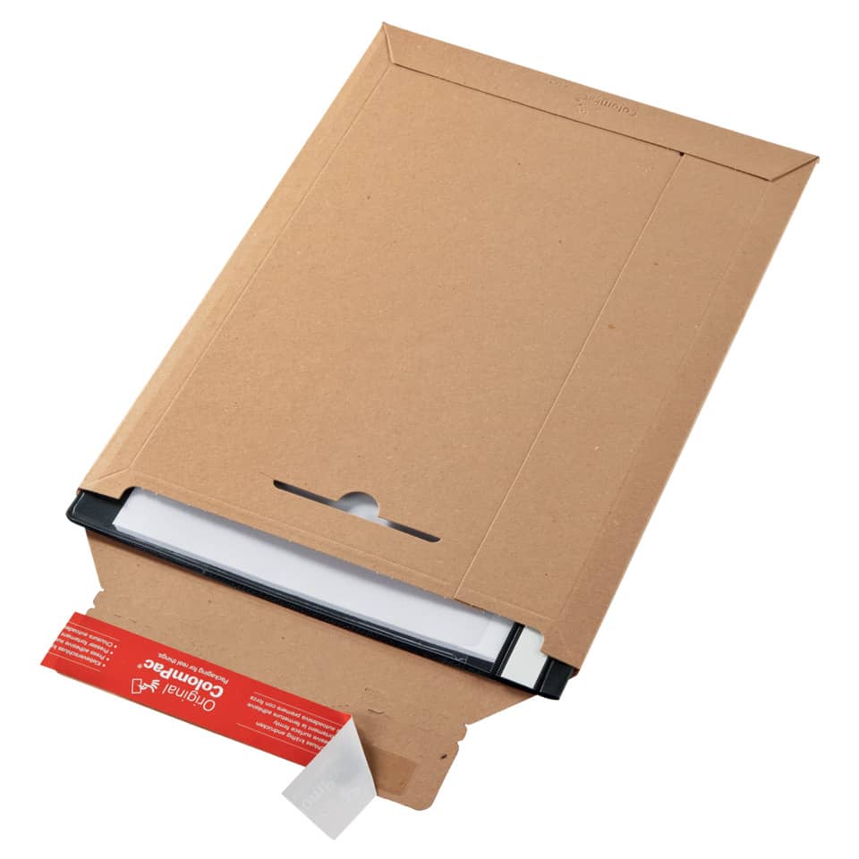 Busta rigida per spedizioni ColomPac in cartone rigido f.to 29,5x37,5 cm avana conf. da 20 - 30000207