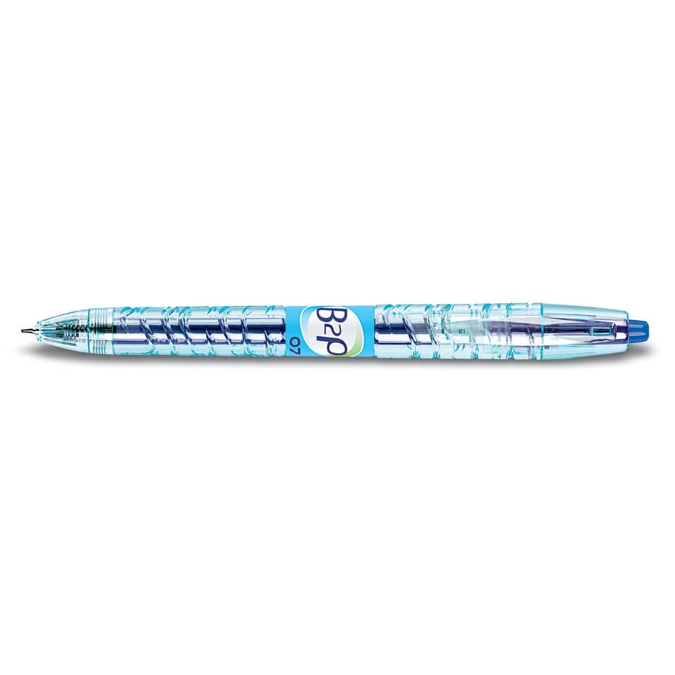 Penna roller gel a scatto Pilot B2P Begreen punta media 0,7 mm blu 040181