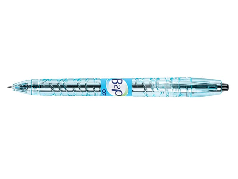 Penna roller gel a scatto Pilot B2P Begreen punta media 0,7 mm nero 040180
