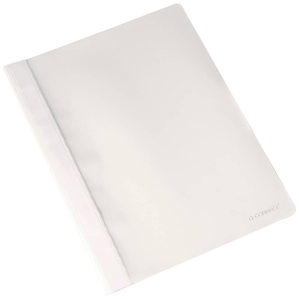 Cartellina ad aghi Q-Connect ppl ecologico A4 bianco KF01656