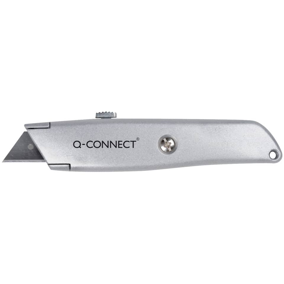 Cutter Q-Connect metallo 18 mm trapezoidale KF10633