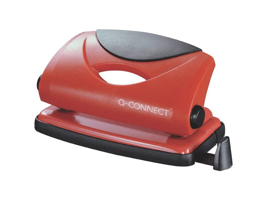 Perforatore a due fori Q-Connect rosso 10 fogli KF02154