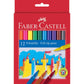 Pennarelli Faber-Castell CASTELLO standard punta fine 3 mm assortiti astuccio di cartone da 12 - 554212