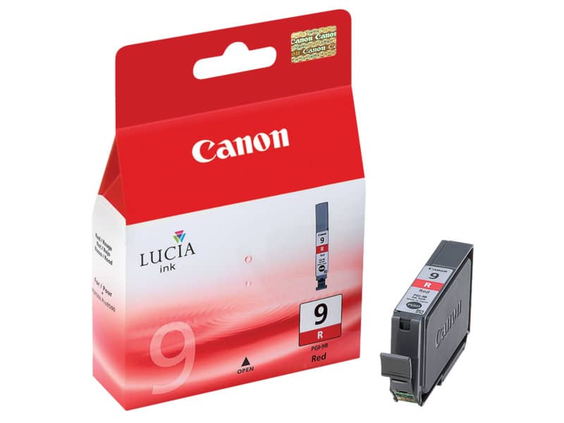Serbatoio inchiostro PGI-9R Canon rosso  1040B001