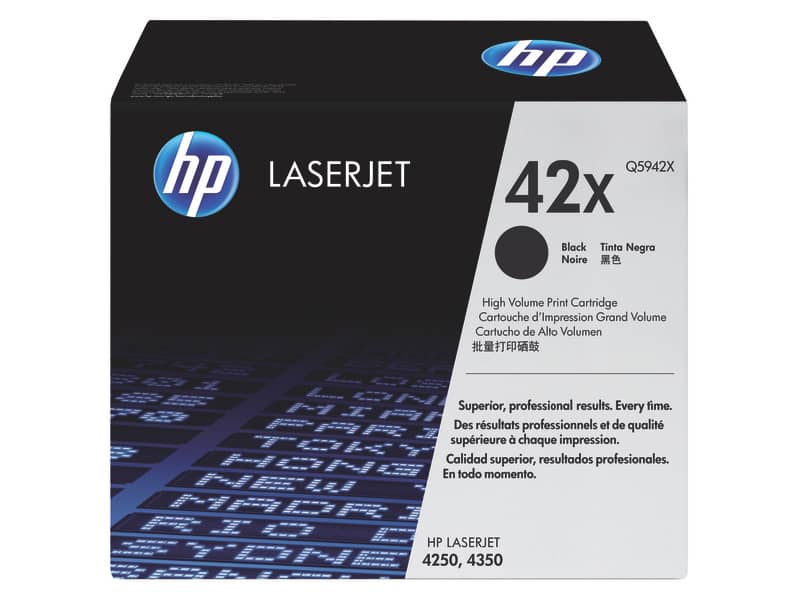 Toner alta capacità 42X HP nero  Q5942X