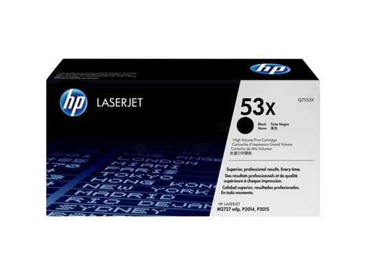 Toner alta capacità 53X HP nero  Q7553X