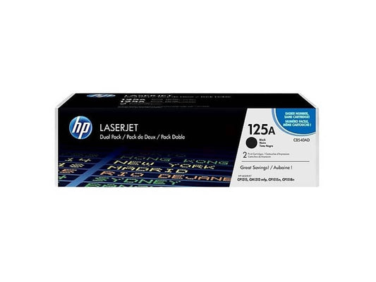 Toner 125A HP nero  Conf. 2 - CB540AD