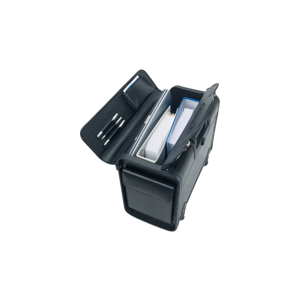 Borsa Pilota Alassio SILVANA in ecopelle 48,5x23x37 cm nero 92301