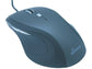 Mouse ottico Media Range 5 pulsanti con cavo 2400 dpi nero/grigio USB 2.0 MROS202