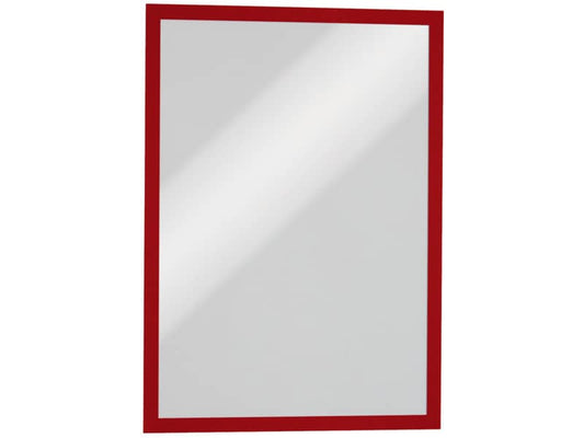 Cornici con pannello magnetico DURABLE DURAFRAME® MAGNETIC A3 PVC rigido rosso 323x446mm conf. 5 - 486803