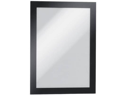Cornici con pannello magnetico DURABLE DURAFRAME® MAGNETIC A5 PVC rigido nero 174x236mm conf. 5 - 494701