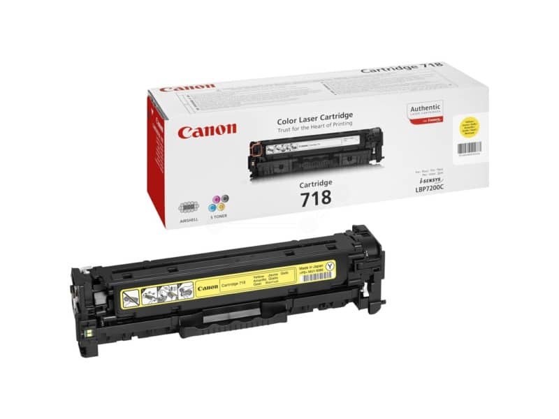 Toner CRG 718 Y Canon giallo  2659B002