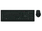 Set tastiera e mouse wireless Media Range con tasti ultraflat QWERTZ, nero MROS104