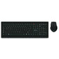 Set tastiera e mouse wireless Media Range con tasti ultraflat QWERTZ, nero MROS104