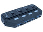 Hub Media Range USB 3.0 con quattro porte con interruttori separati e alimentatore - MRCS505