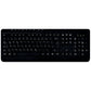 Tastiera Media Range multimediale con filo nera, QWERTZ MROS102