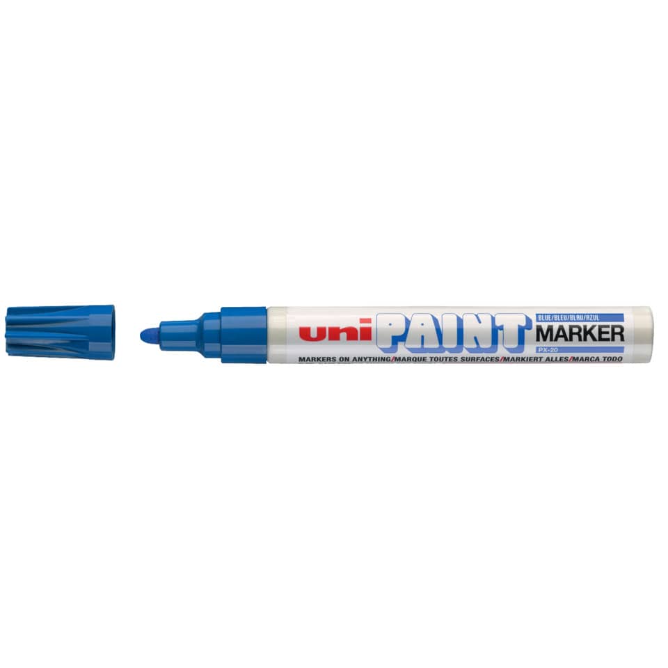 Marcatore permanente PAINT punta tonda 2,8 mm BLU M PX20 B