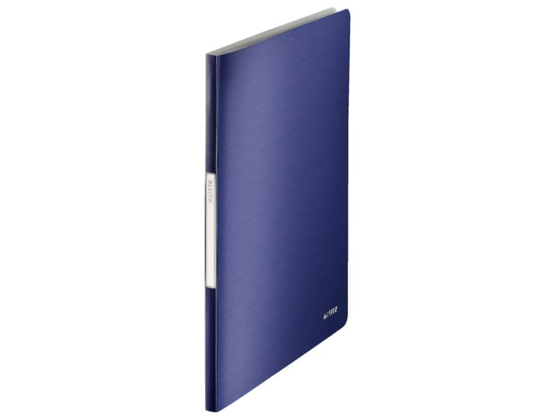 Portalistini a fogli fissi - 80 fogli Leitz STYLE in PPL con 40 buste A4 blu titanio - 39590069