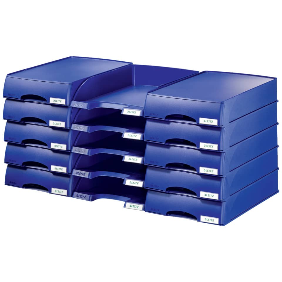 Vaschetta portacorrispondenza Leitz PLUS STANDARD in polistirolo A4 blu 52270235