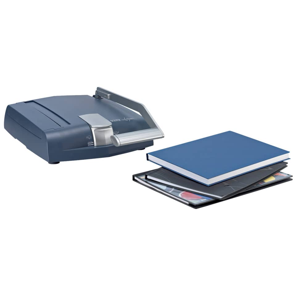 Rilegatrice manuale max 140 fogli Leitz ImpressBind® 140 blu/grigio metallizzato 74470000