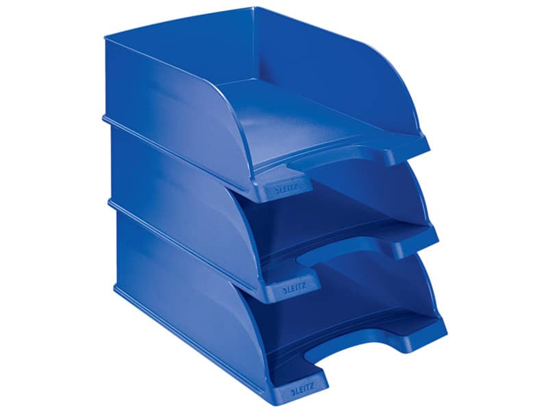 Vaschetta portacorrispondenza impilabile Leitz PLUS JUMBO in polistirolo A4 blu 52330035