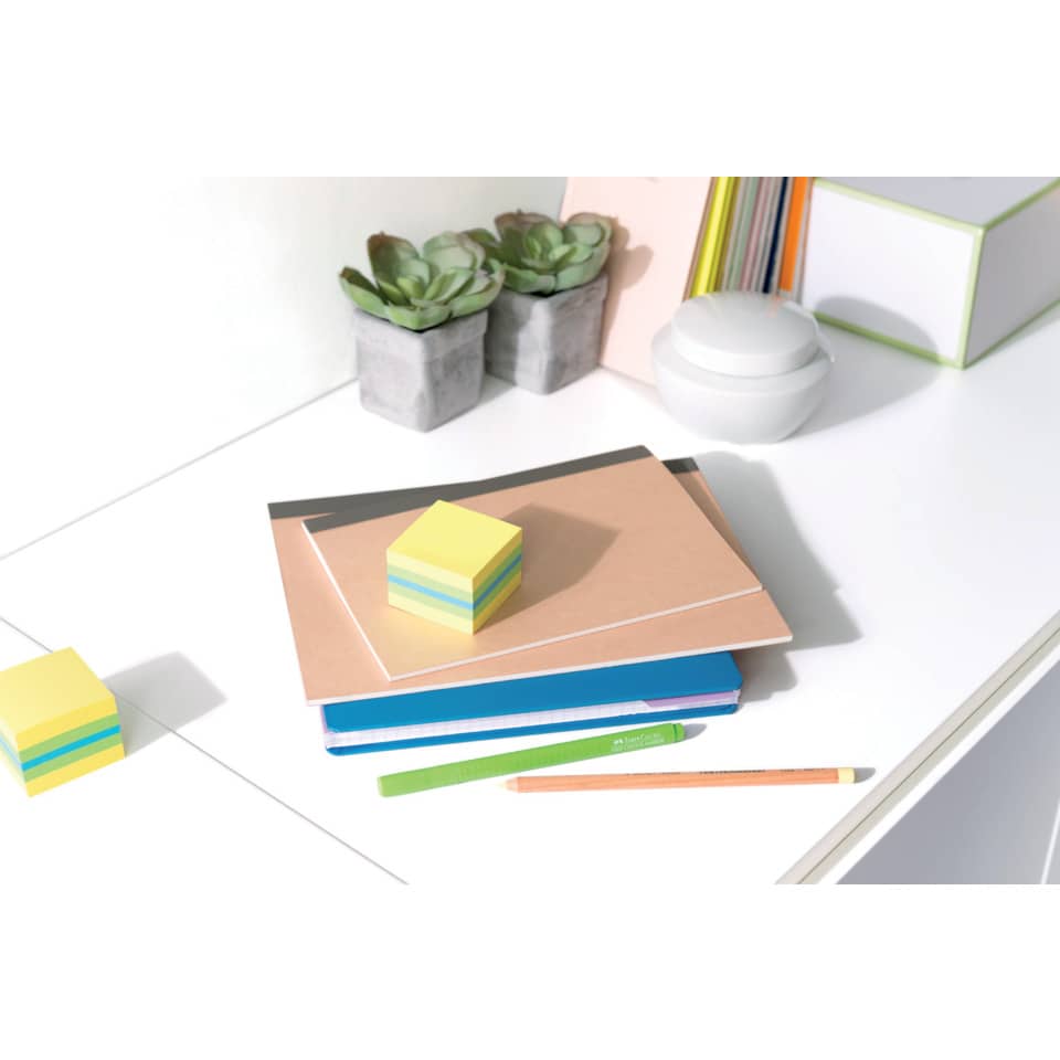 Foglietti riposizionabili colorati Post-it® Notes Minicubo 51x51 mm giallo 400 ff - 2051-L