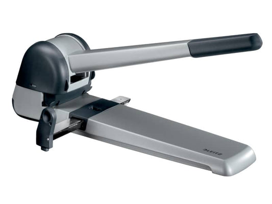 Superperforatore a 2 fori Leitz 5182 in metallo grigio fino a 250 fogli 51820184