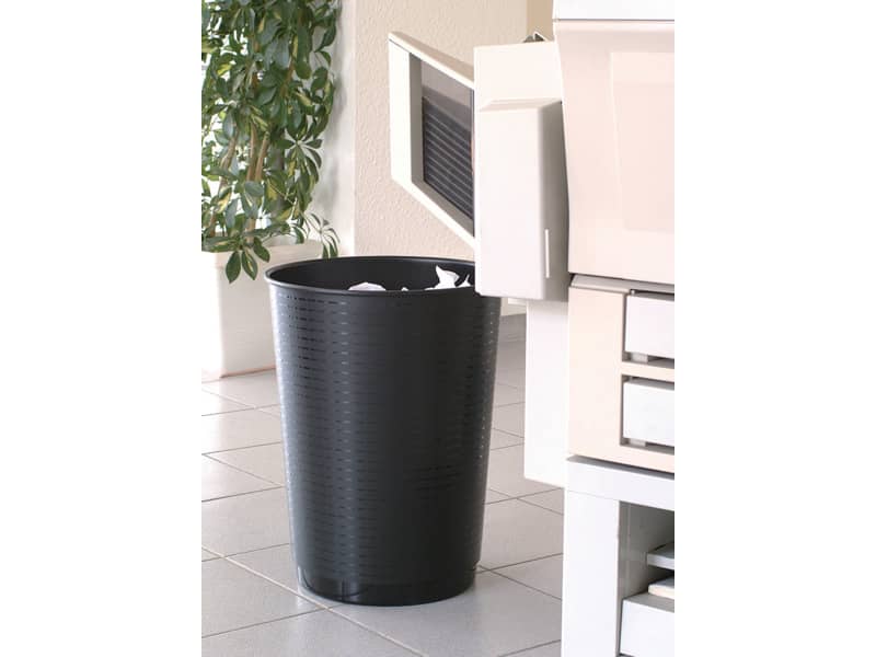 Cestino gettacarte Maxi 40 L CEP in polipropilene nero 1001330161