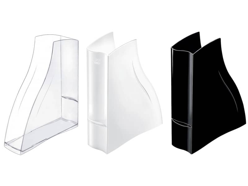 Portariviste CepPro Isis in polistirene 8,3x27,8x32,5 cm trasparente - 1003700111